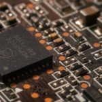 Advanced computer chips and Microsoft AI concept