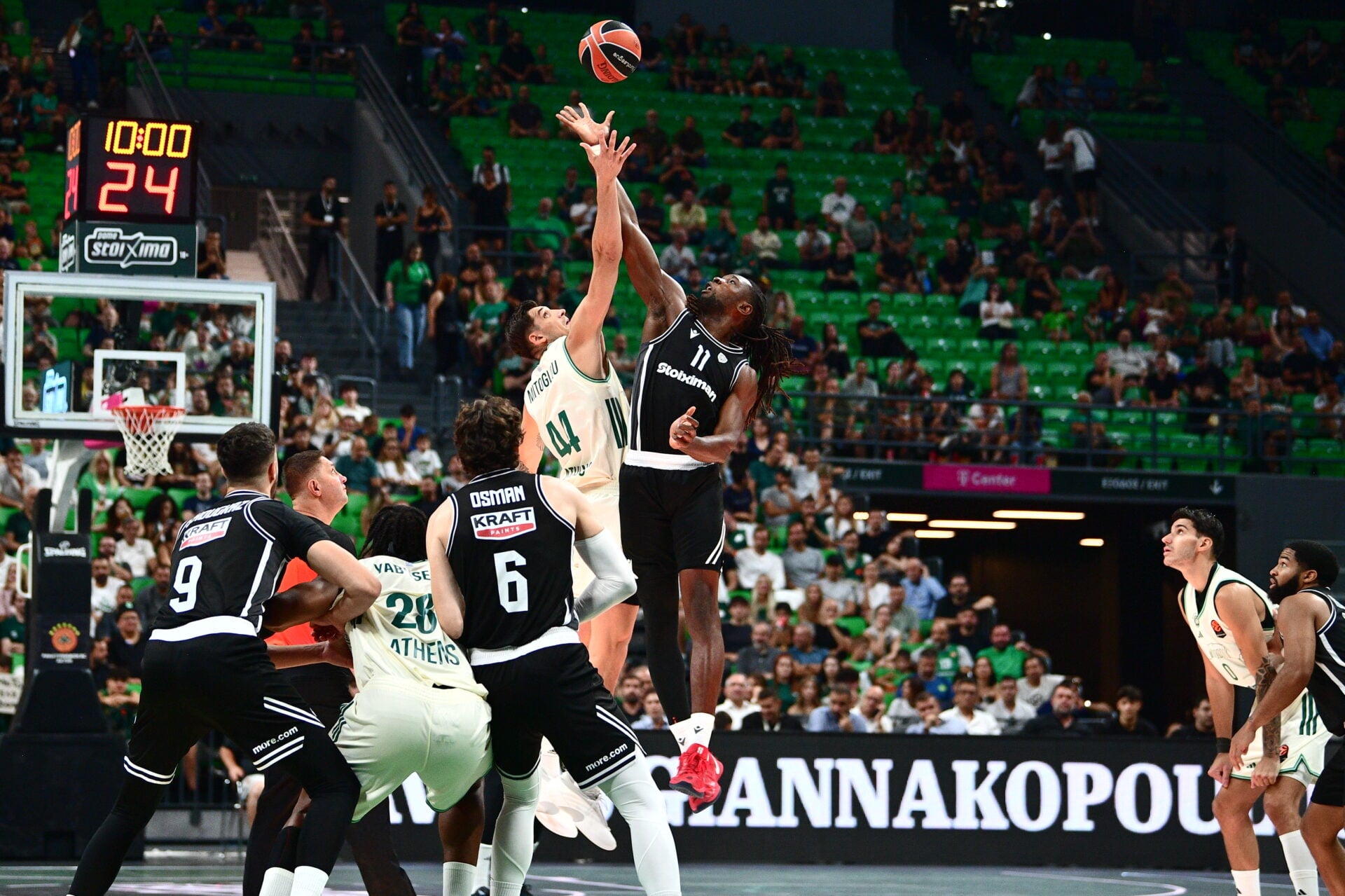 Παναθηναϊκός – ΠΑΟΚ 87-81: Οι Πράσινοι κατέκτησαν το τουρνουά «Παύλος Γιαννακόπουλος»