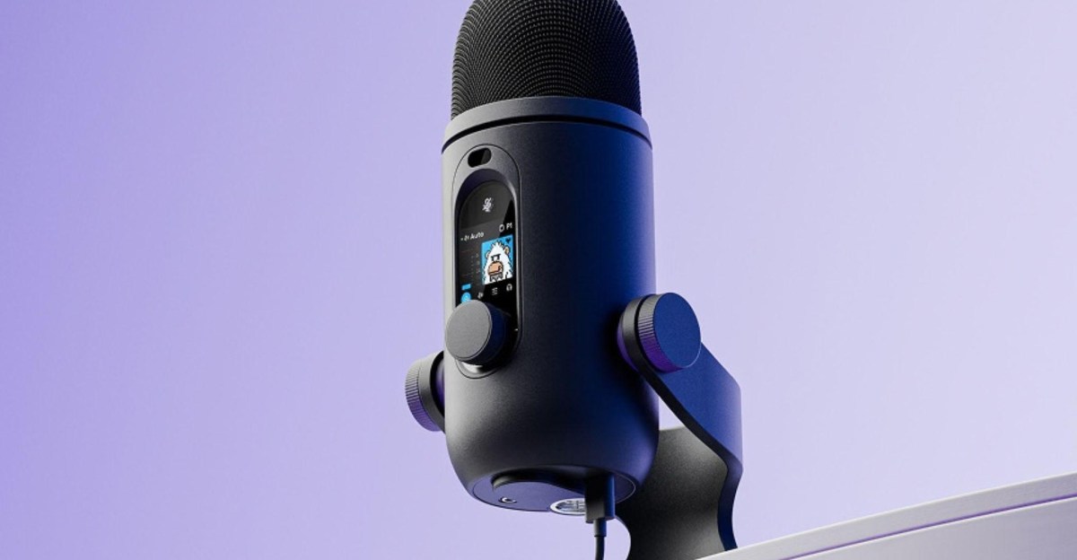 Logitech G: Νέο Blue Yeti 2 με οθόνη LED, AI de-noising και αισθητήρα φωνής
