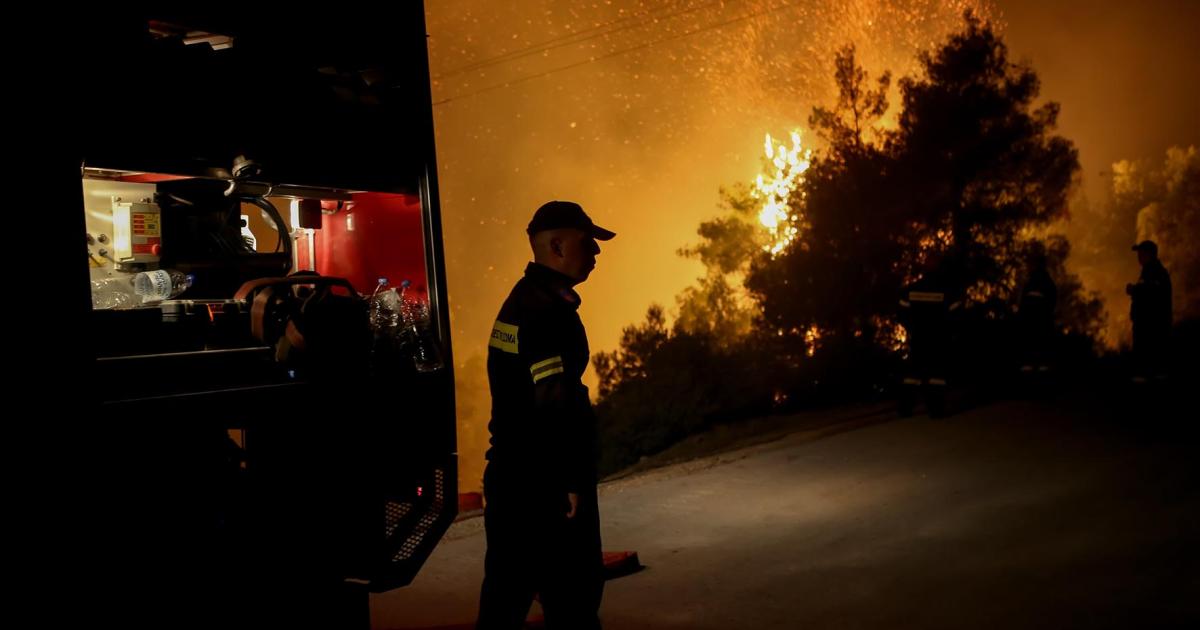 Οριοθετήθηκε η πυρκαγιά στην Καλλονή Λέσβου