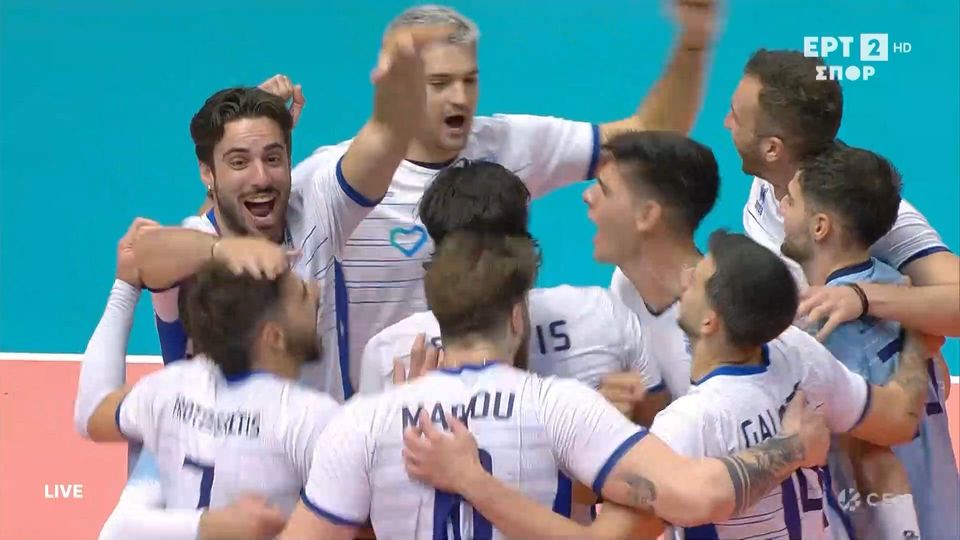 EuroVolley: Με 3-1 επί της Σλοβακίας η Εθνική ολοκλήρωσε τους ομίλους