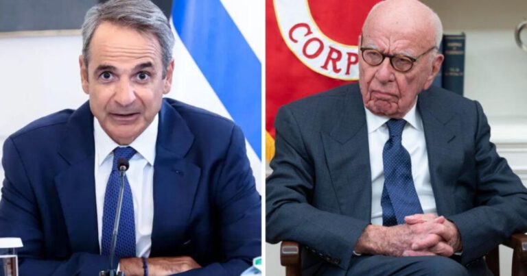 Γεύμα Μητσοτάκη με τον μεγιστάνα των μέσων ενημέρωσης Ρούπερτ Μέρντοχ – Παρούσα η σύζυγός του και στελέχη της μιντιακής αυτοκρατορίας