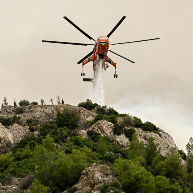 Φωτιά σε αγροτοδασική έκταση στις Σέρρες, επιχειρεί ελικόπτερο