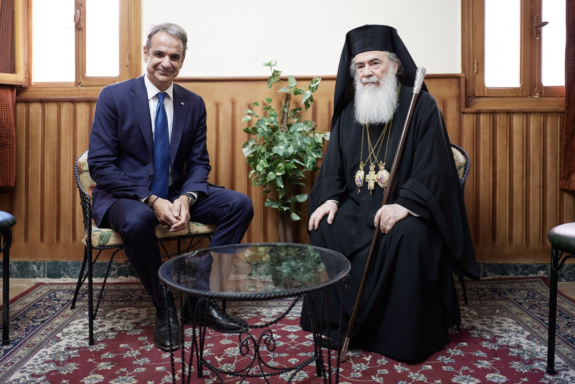 Ο Μητσοτάκης στον Αρχιεπίσκοπο Σινά: Η συμφωνία με την Αίγυπτο είναι ιστορική τομή