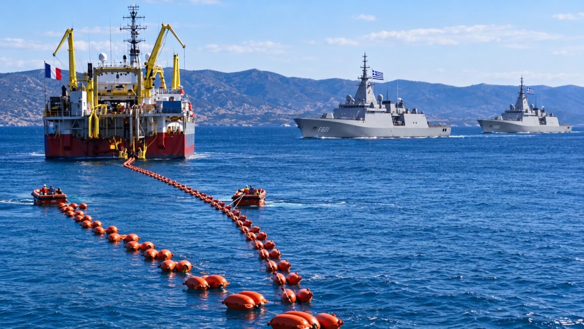 Το Abeille Marengo για έρευνες του καλωδίου GSI – Αναμονή NAVTEX