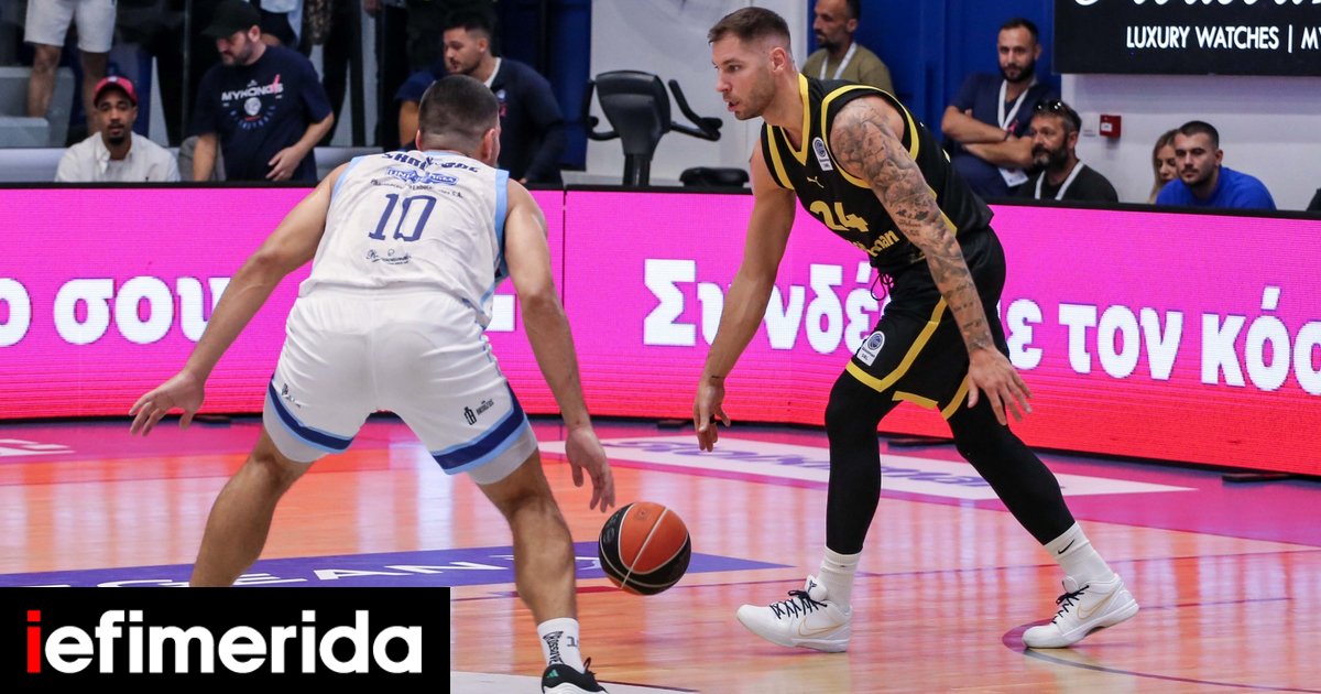 Ο Άρης νίκησε 88-72 τη Μύκονο: Τρίτη συνεχόμενη νίκη, κορυφαίος ο Λιντέλ