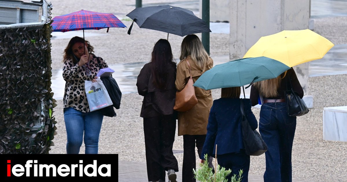 Νέο έκτακτο δελτίο ΕΜΥ: Δύο κύματα καταιγίδων στην Αττική
