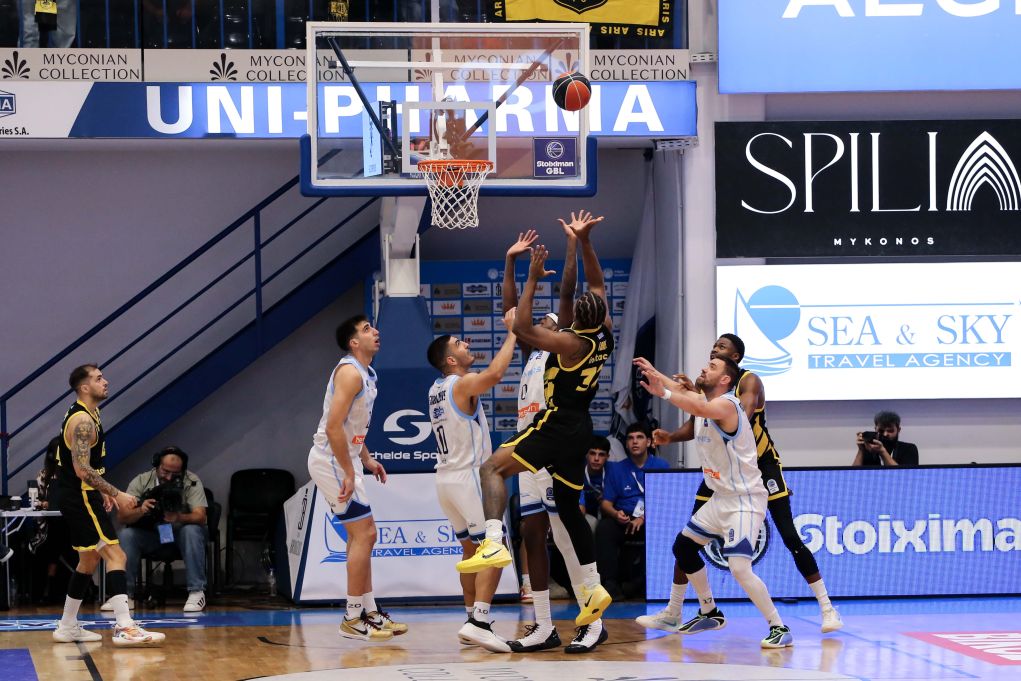 Ο Άρης νίκησε 88-72 τη Μύκονο: Τρίτη συνεχόμενη νίκη, κορυφαίος ο Λιντέλ