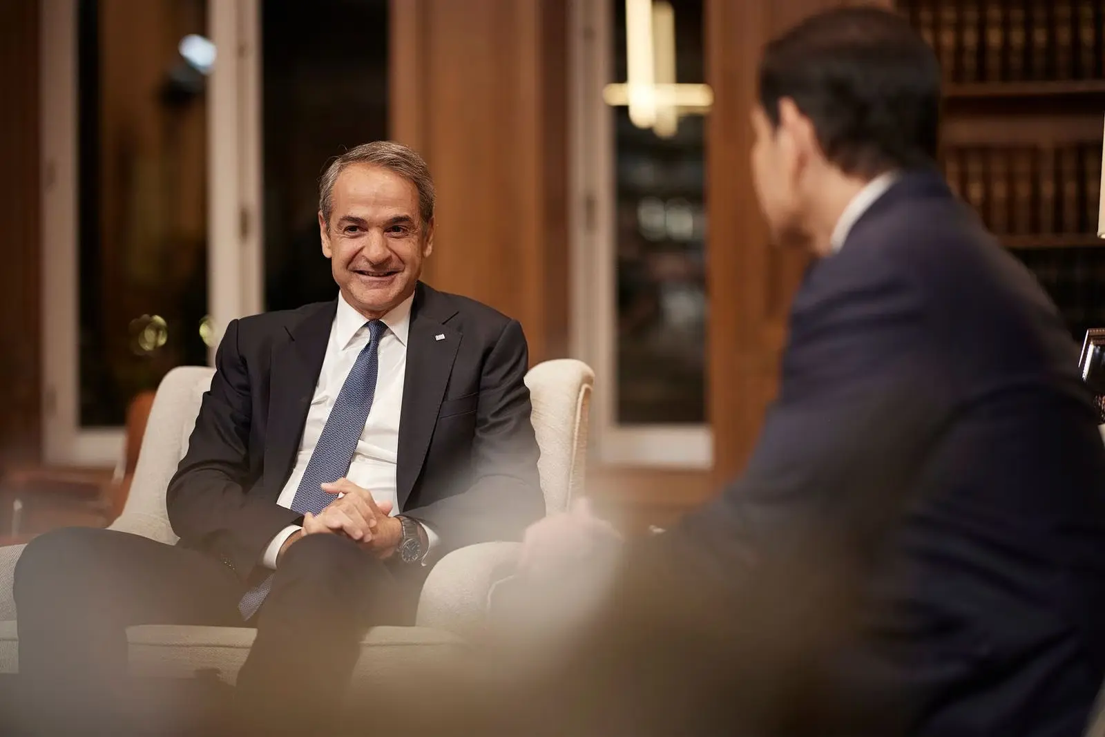 Μητσοτάκης και Ρούμπιο στο Μέγαρο Μαξίμου: Ενέργεια και ναυτιλία στο επίκεντρο της συνάντησης