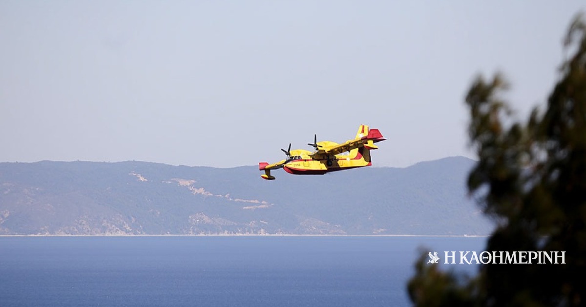 Φωτιά σε δασική έκταση στην Κέα – Επιχειρούν δύο αεροσκάφη