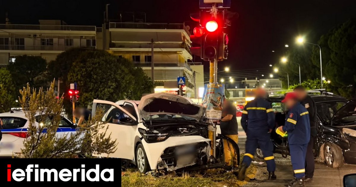 Αγρίνιο: Σύγκρουση δύο ΙΧ στον κόμβο Αγίου Δημητρίου — Στο νοσοκομείο οι οδηγοί