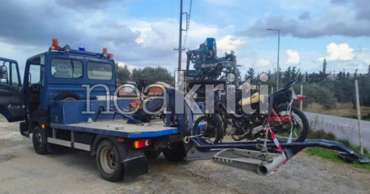 Νεκρός 16χρονος οδηγός μηχανής στη Χερσόνησο Ηρακλείου