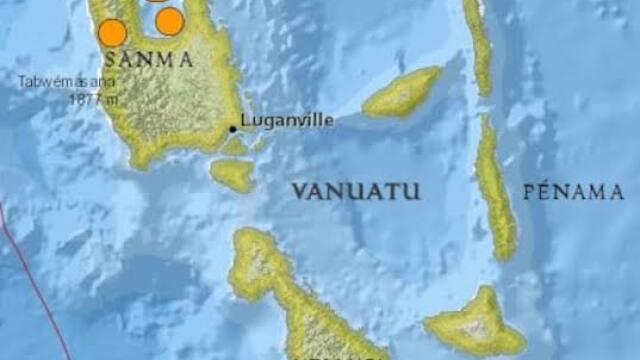 Σεισμός 7,2 Ρίχτερ ανοικτά του Βανουάτου — Προειδοποίηση τσουνάμι