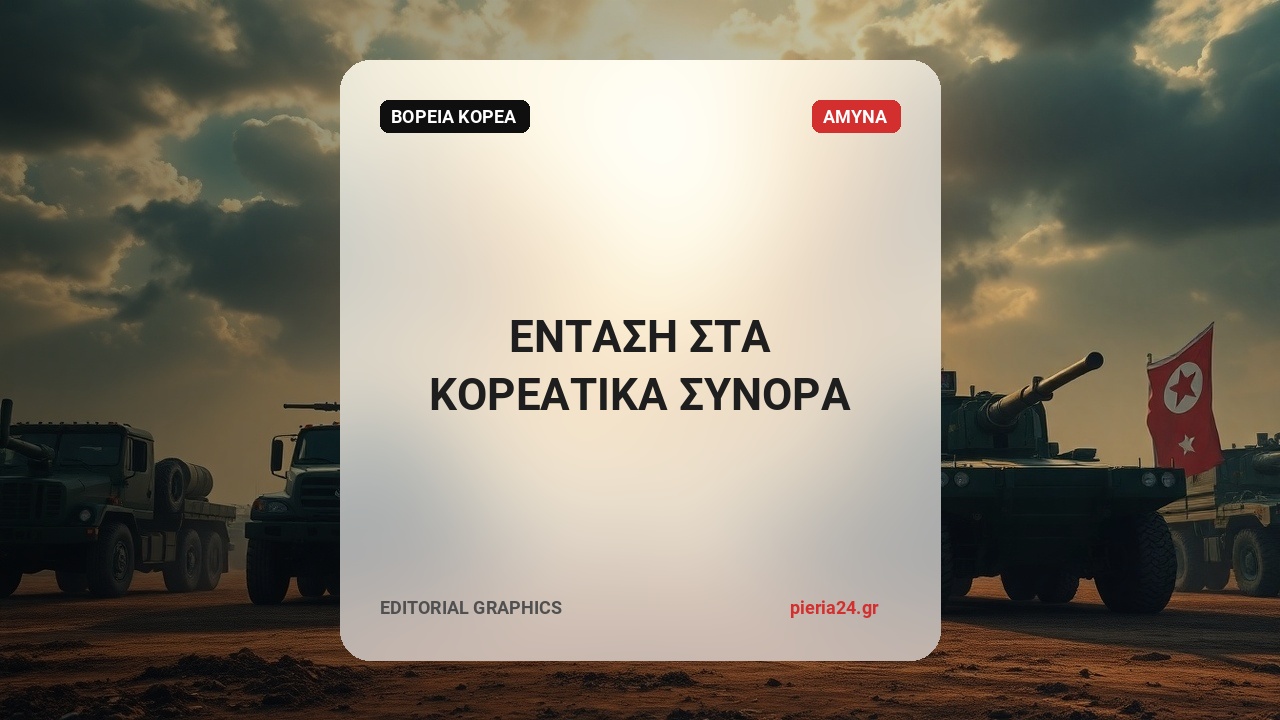 Βόρεια Κορέα: Νέες στρατιωτικές απειλές στα σύνορα με τη Νότια Κορέα